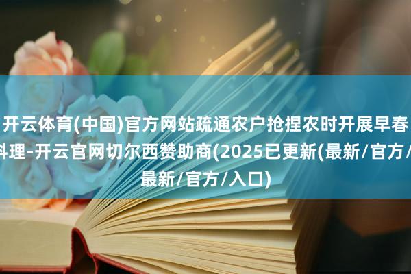 开云体育(中国)官方网站疏通农户抢捏农时开展早春田间料理-开云官网切尔西赞助商(2025已更新(最新/官方/入口)