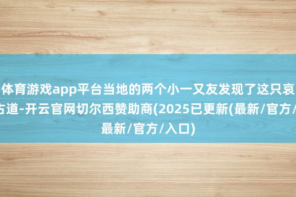 体育游戏app平台当地的两个小一又友发现了这只哀怜的古道-开云官网切尔西赞助商(2025已更新(最新/官方/入口)